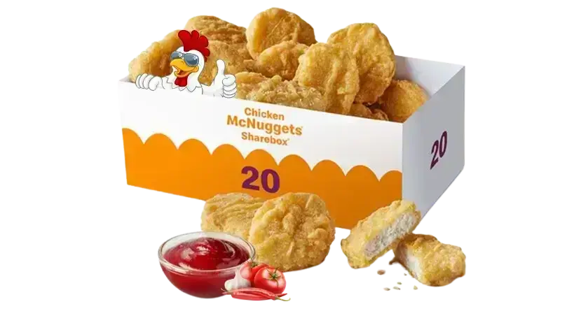 McDonalds UK 20-Chicken-McNuggets®-Sharebox®
