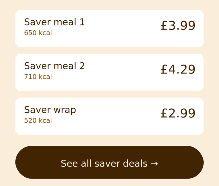 Saver Menu Deals: How to Actually Get the Best Value