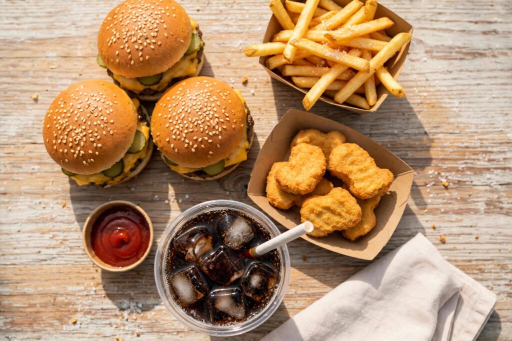 McDonald's UK cheapest menu items with value burgers and fries